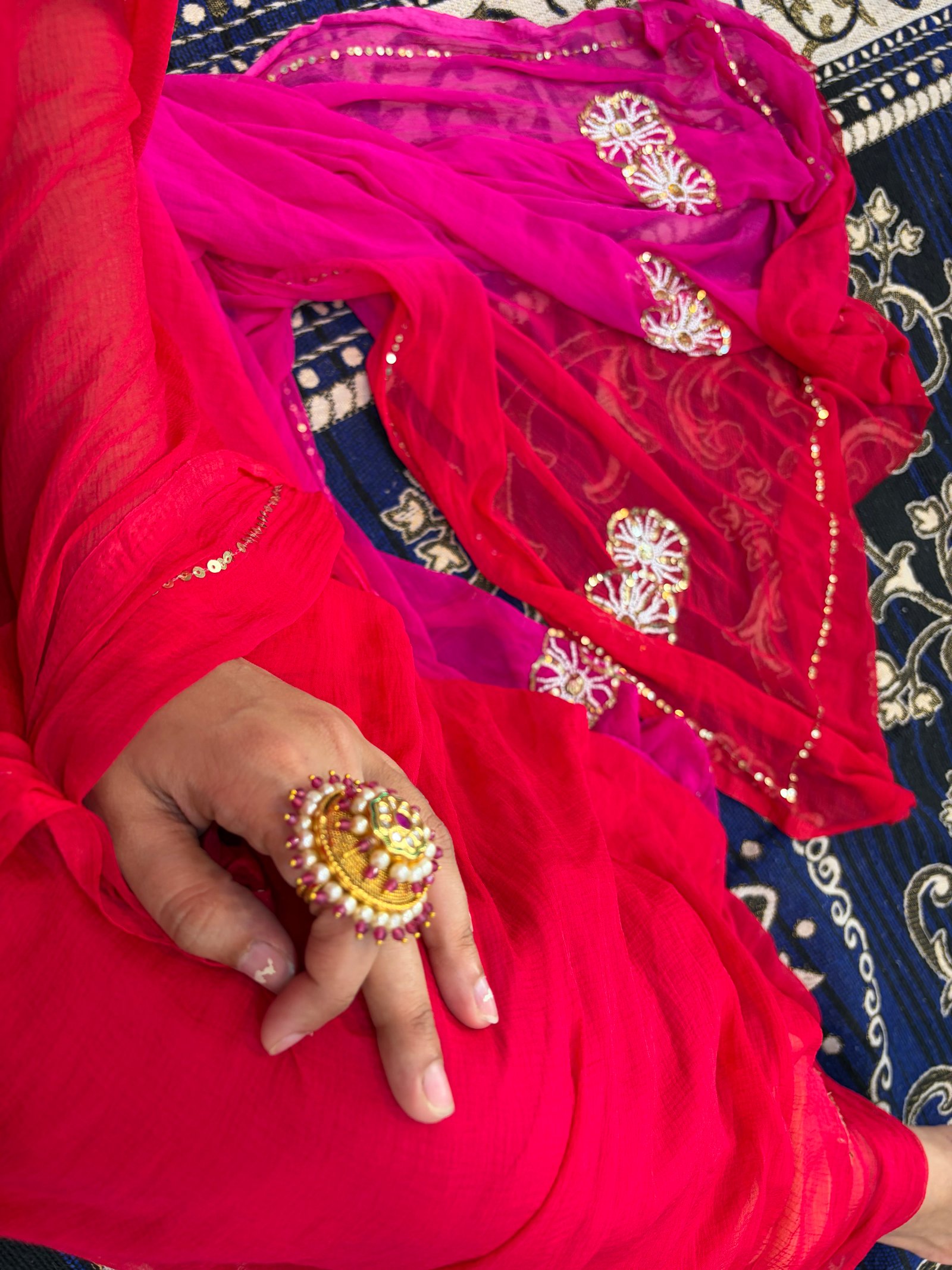 Chiffon Designer Saree's