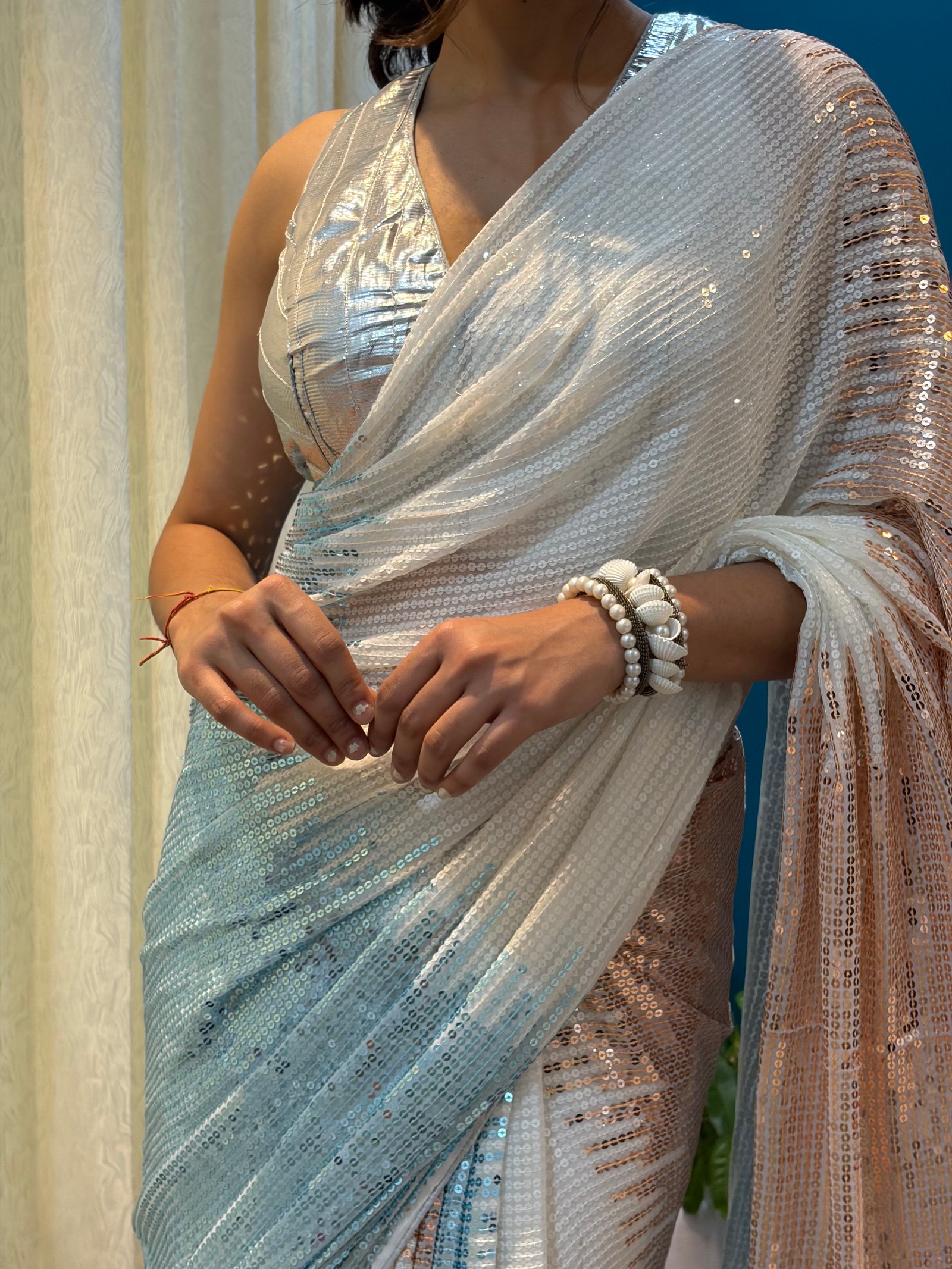 Designer Bollywood Soft Georgette Sequence Saree