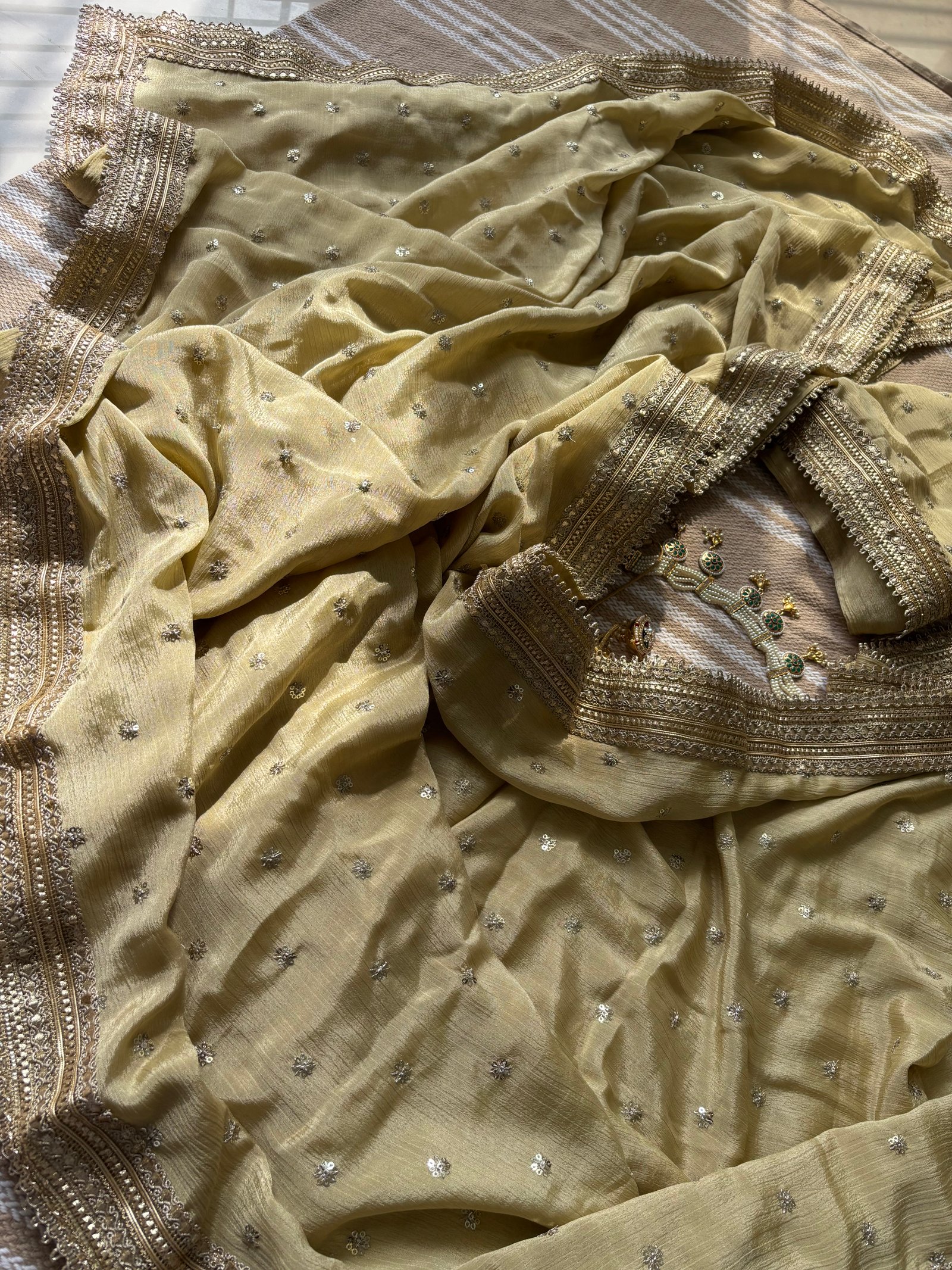 Golden Glow saree